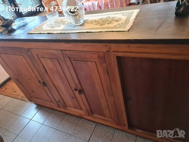 Бар за трапезария-хол от масивно дърво, снимка 4 - Маси - 53439540