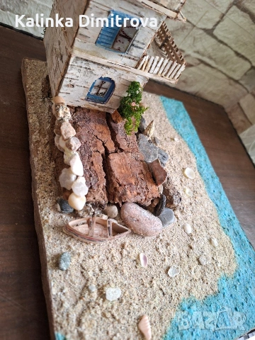 Лято на морският бряг-ръчна изработка., снимка 7 - Декорация за дома - 53173929