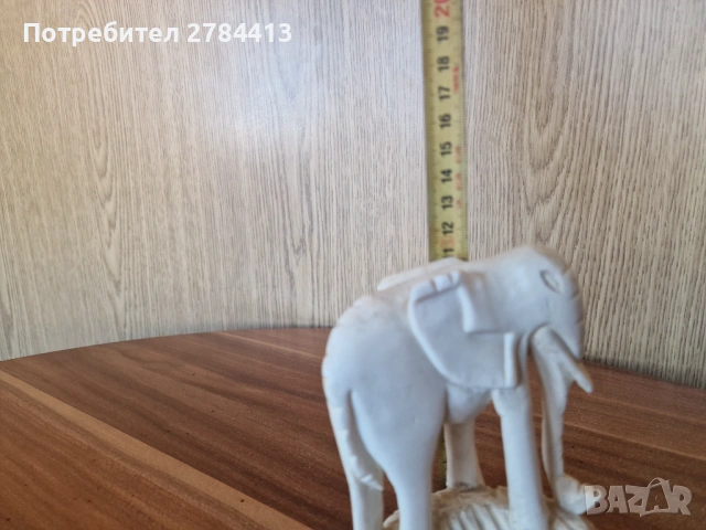 Статуетка от слонова кост 11/9/4 см., снимка 5 - Статуетки - 53171601