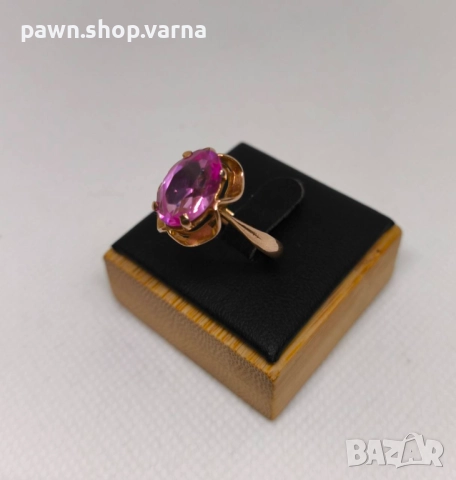 Стар златен пръстен – съветско злато, 583, снимка 3 - Пръстени - 51780892