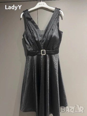 Черна къса рокля