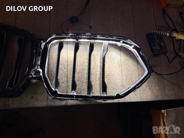 Решетка BMW X6 G06-LED SHADOWLINE | Светеща, снимка 4 - Части - 47531079