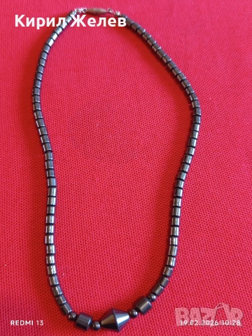 Красиво колие ХЕМАТИТ подходящ аксесоар за ежедневието 51873