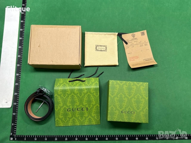 колани от естествена кожа в кутия Gucci , снимка 3 - Колани - 52717807
