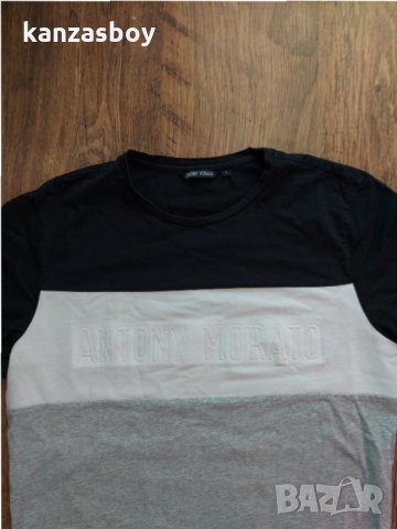 antony morato - страхотна мъжка тениска КАТО НОВА, снимка 6 - Тениски - 33366888