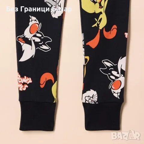 Нова Детска пижама Looney Tunes, 100% памук, удобни и меки за деца, снимка 6 - Детски пижами - 47852297