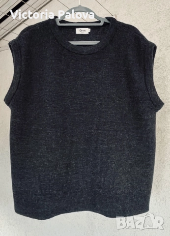 Лукс пуловер /елек GIVN BERLIN органик вълна, снимка 5 - Корсети, бюстиета, топове - 52439773