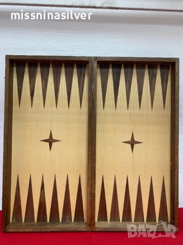 Шах - табла орехов фурнир, снимка 5 - Шах и табла - 37066997