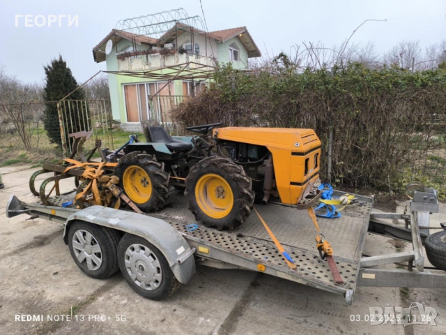 Тракторче Ломбардини и платформа!