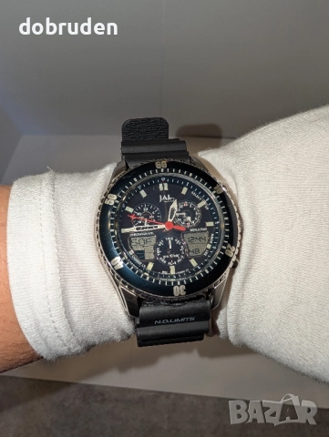 Промо! Citizen x JAL Promaster C650 diver eco-drive соларен часовник, снимка 9 - Мъжки - 52912653