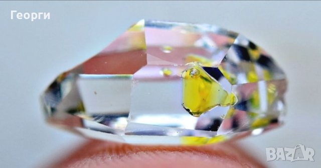 Уникален ултра рядък петролен кварц диамант, снимка 12 - Други - 37675242