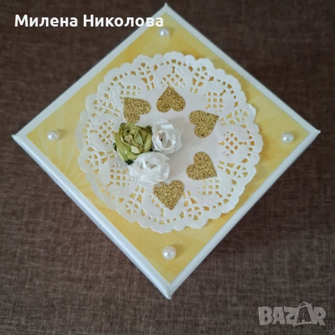 Експлодираща кутия "Рози", снимка 2 - Декорация за дома - 51417892