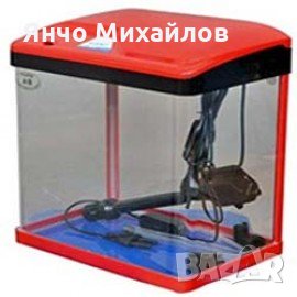 Аквариум за рибки 110 литра с ЛЕД осветление и филтрираща система, снимка 2 - Аквариуми - 28333871