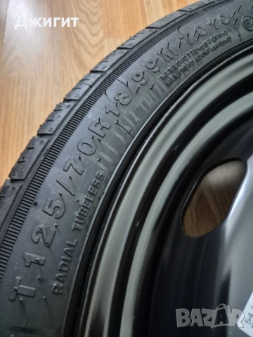 Чисто нова резервна гума 125 70 R18 за  VW Skoda Seat Audi , снимка 3 - Гуми и джанти - 53490616