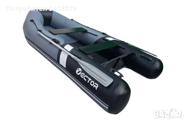 Надуваема моторна лодка с твърдо дъно VECTOR M300, 320 Kg, 300 cm х 155 cm, снимка 2 - Воден транспорт - 53594771