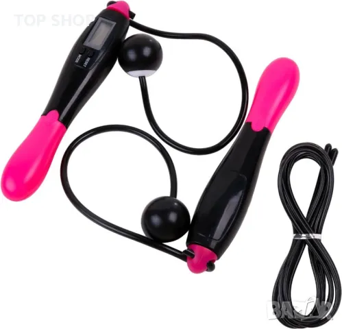 2 в 1 Безжично въже за скачане +Скоростно въже за скачане за тренировки,Регулируема дължина, снимка 3 - Фитнес уреди - 48510557