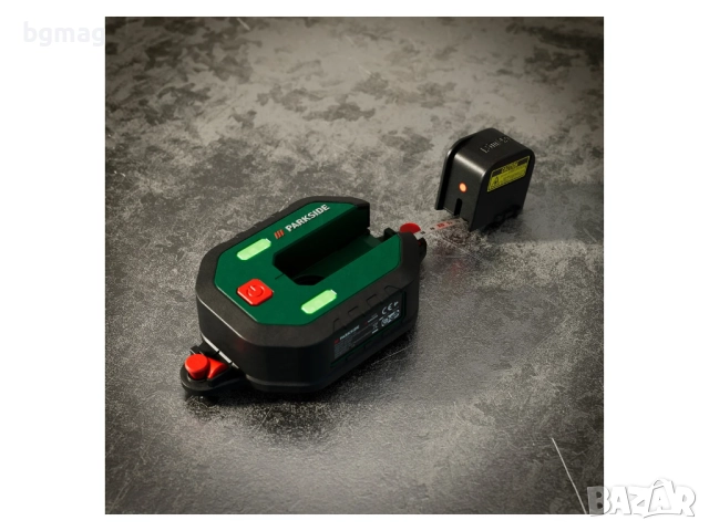 PARKSIDE PLLM 10 A1 лазерен нивелир с ролетка за прецизно подравняване, снимка 5 - Измервателни инструменти - 52151884