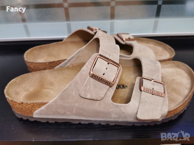 Страхотни чехли Birkenstock 46 номер, снимка 8 - Мъжки чехли - 43793089