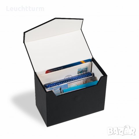 кутия за съхранение LOGIK MINI LEUCHTTURM C6 - черна 