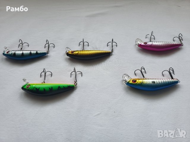 Воблер - Аrtificial minnow hard bait 6см, 8гр., снимка 3 - Стръв и захранки - 40181915