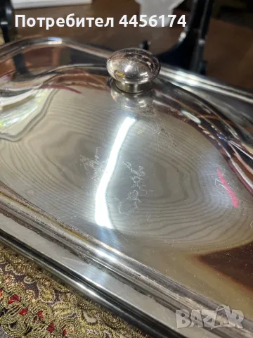 Maestri Italy Да поднесеш ястието със стил♥️ Посребрен съд за сервиране , снимка 5 - Прибори за хранене, готвене и сервиране - 50340871