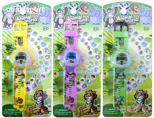 Часовник с прожектор (240101) Научете животните с този чудесен детски часовник с функция прожектор, 