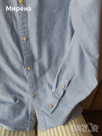 Памучна риза ZARA за 13-14 годишно момче, размер 164, снимка 5 - Детски ризи - 53314245