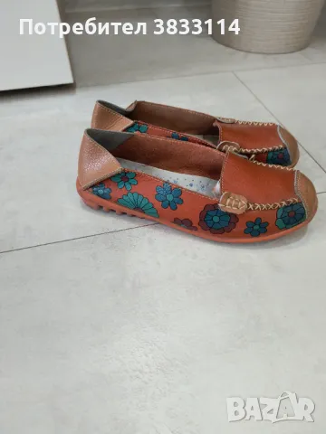 Дамски обувки от естествена кожа 