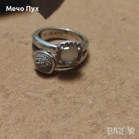 Сребърен пръстен Ti sento (264), снимка 3 - Пръстени - 48838715