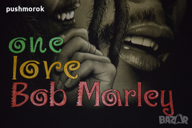 Bob Marley T shirt ONE LOVE Sz M / # 00059 /, снимка 3 - Тениски - 36560723