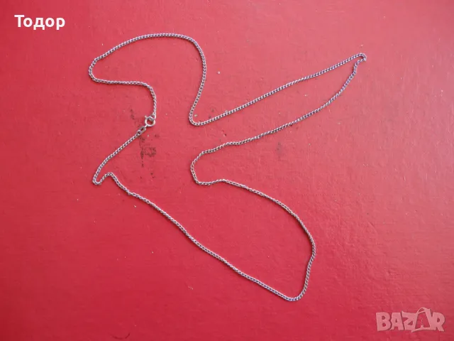 Сребърна верижка колие 835 , снимка 2 - Колиета, медальони, синджири - 47463269