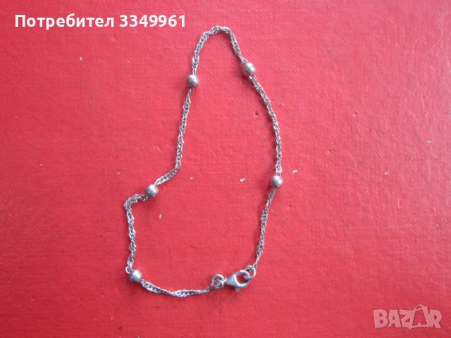 Страхотна сребърна гривна 925, снимка 3 - Гривни - 36621166