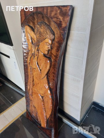 УНИКАТИ! 2бр.ръчна дърворезба 100/40см. и 40/25см., снимка 6 - Пана - 38472710