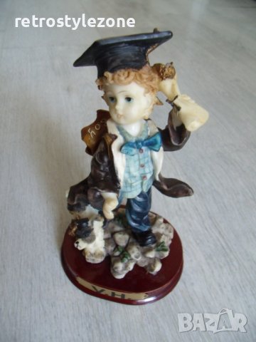 № 6182 стара фигура - V.H  , снимка 2 - Други ценни предмети - 36594113