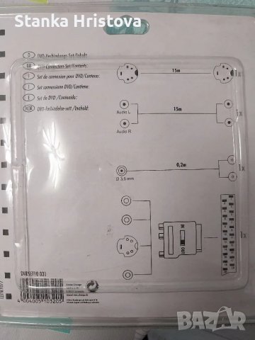 Комплект за свързване на DVD SCHWaiger., снимка 5 - Други - 50109803