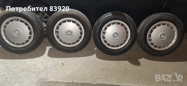 14 4x100 Bmw E30 Метални джанти с тасове БМВ
