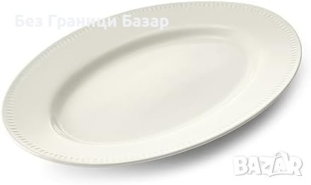 Нов Елегантен Овален Поднос Чиния Mikasa 39cm Подарък, снимка 4 - Други стоки за дома - 43297678