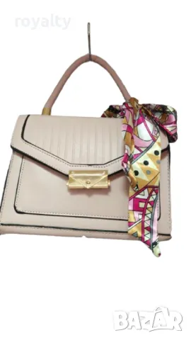 Стилна дамска чанта с изискан дизайн и акцент на дръжката, снимка 7 - Чанти - 49002529