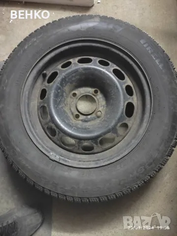 стоманени джанти 4 по 108 15, снимка 3 - Гуми и джанти - 47447674