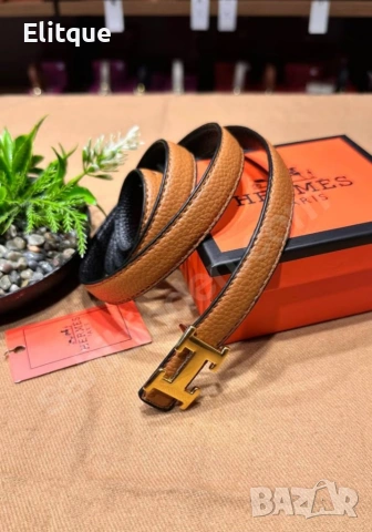 колани от естествена кожа в кутия hermes , снимка 11 - Колани - 53216909