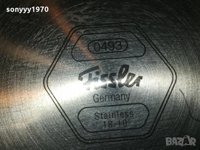 sold out-Vintage Fissler Stainless 18-10 Made In West Germany 0601221232, снимка 3 - Антикварни и старинни предмети - 35345343