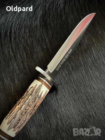 Класически немски Bowie ловен нож Linder Solingen. (196013), снимка 5 - Ножове - 48860733