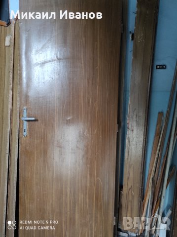 Продавам дървени врати с брави, без каси, снимка 2 - Интериорни врати - 33056394