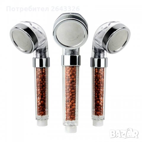 Йонизираща душ слушалка с турмалин и германий, снимка 3 - Други стоки за дома - 28545624