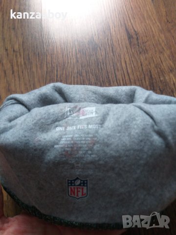 New era NFL Green Bay Packers- мъжка зимна шапка КАТО НОВА 100% оригинал универсален размер, снимка 7 - Шапки - 43733527