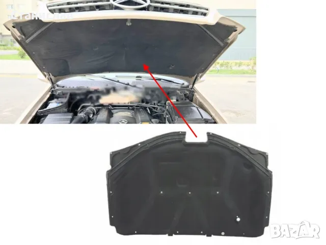 Mercedes ML W163 изолация за преден капак