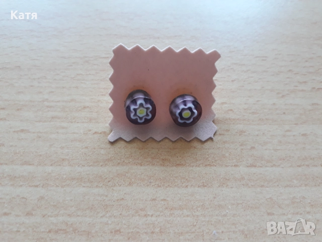 Обеци от муранско стъкло 