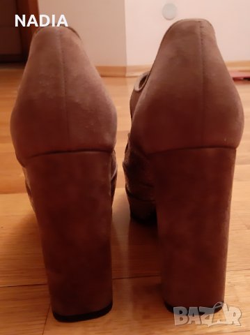 Обувки със змийски десен, снимка 4 - Дамски обувки на ток - 28167946