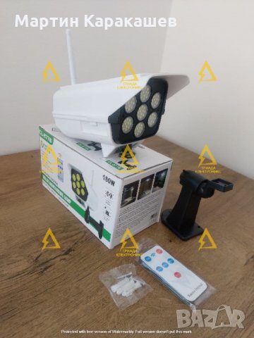 !НОВО ПОКОЛЕНИЕ ЕКО СОЛАРНА ЛАМПА ТИП КАМЕРА!, снимка 1