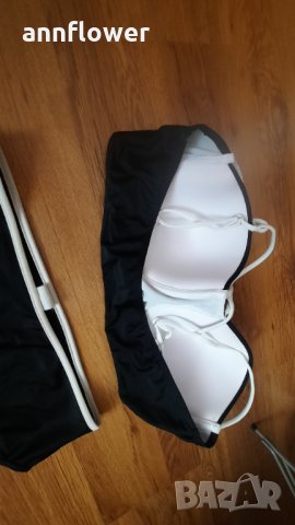 Голям бански черно и бяло, снимка 14 - Бански костюми - 33579131